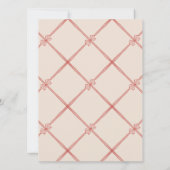 Vakantie Soirée Elegant Christmas Bow Cadeau Kaart (Achterkant)