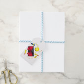 Vakantie Sparkle & Bows Cadeaulabel (Met Touw)