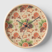 Vakantie Spice Wandklok (Voorkant)