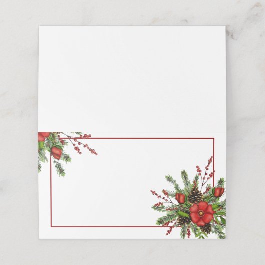 Vakantie spray kerst (Buitenkant ongevouwen)