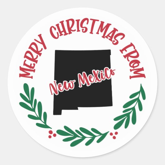 Vakantie Sticker uit New Mexico (Voorkant)