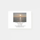 Vakantie strand oceaan huis lengtegraad breedtegra post-it® notes (Voorkant)