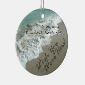 Vakantie Strand Souvenir Kerstmis Ornament (Rechts)