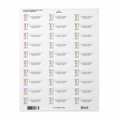 Vakantie String Lights Vrolijke heldere labels (Full Sheet)