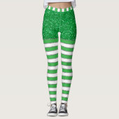 Vakantie Stripes Pop Leggings (Voorkant)