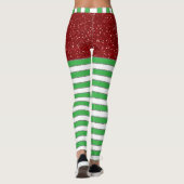 Vakantie Stripes Pop Leggings (Achterkant)