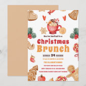 Vakantie Sweet Cake Brunch Kerstfeest Kaart (Voorkant / Achterkant)