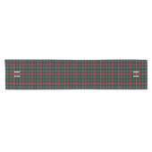Vakantie Tartan Monogram Table Runner Korte Tafelloper (Horizontaal)