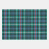 Vakantie Tartan Plaid Kerstmis Combo Feestelijk Inpakpapier Vel (Voorkant)