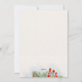 Vakantie Tea Party Kaart (Achterkant)