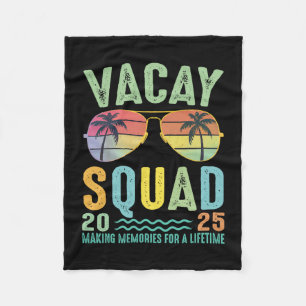 Vakantie Team 2025 Zomer Familie Samen Cruise Reis Fleece Deken