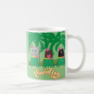Vakantie tijd uitnodiging koffie Mok