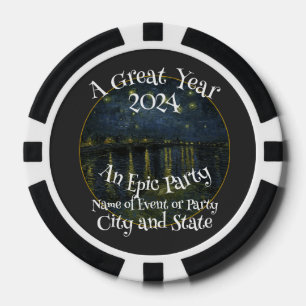 Vakantie Tour Feest Familie Reünie 2051 Matching Poker Chips