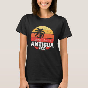Vakantie van de familie Antigua 2023 Matching Holi T-shirt