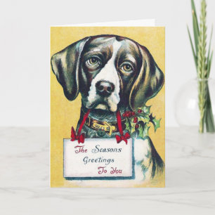 vakantie van de hond feestdagen kaart