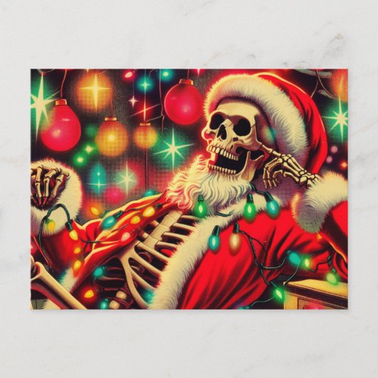 Vakantie van de Kerstman Briefkaart (Voorkant)