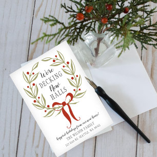 Vakantie van de nieuwe zalen briefkaart