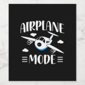 Vakantie van het gezin - vliegen met Kind - Vliegs Wijn Etiket (Enkel label)