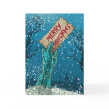 Vakantie van Kerstmis van de zombie de Vrolijke