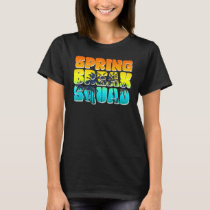 Vakantie van lenteplek t-shirt