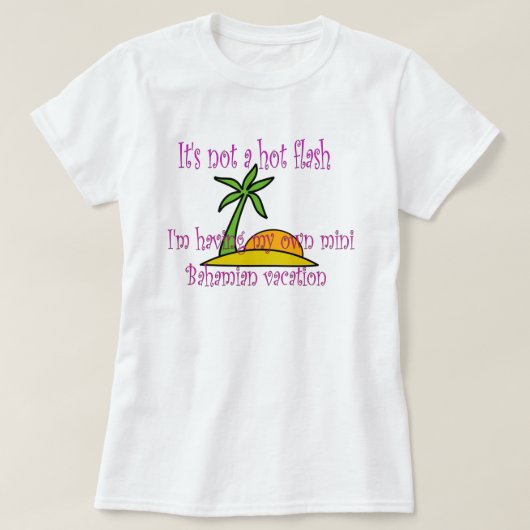 Vakantie van Mini Bahamian T-shirt (Design voorkant)