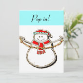 Vakantie van openheid kaart (Staand voorkant)