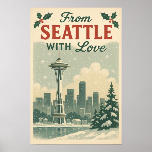 vakantie "Van Seattle met liefde" Poster (Voorkant)