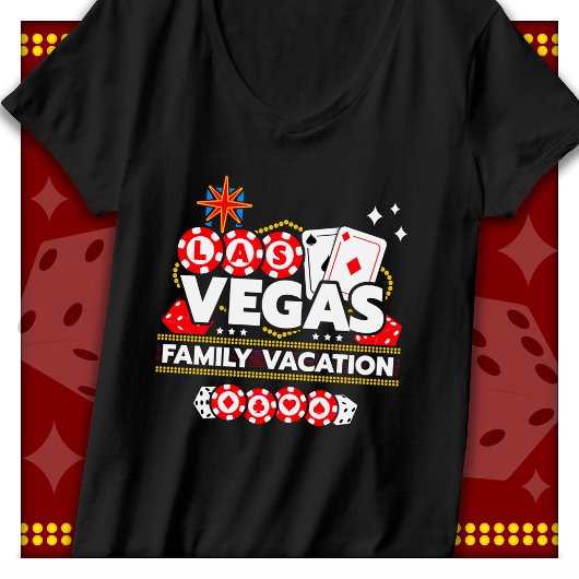 Vakantie Vegas reis Las Vegas familie vakantie T-shirt