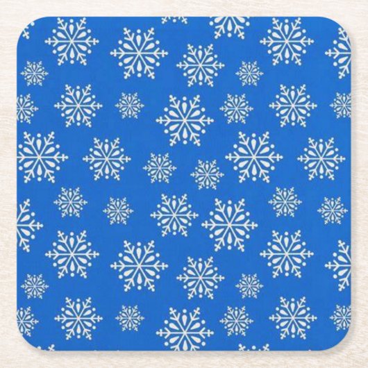 Vakantie Vierkante Kartonnen Onderzetter (Voorkant)