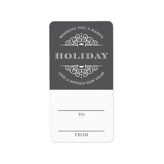 VAKANTIE VINTAGE | VAKANTIE CADEAU LABELS (Voorkant)