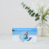 Vakantie Visitekaartje reisbureau (Staand voorkant)