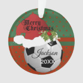 Vakantie-voetontwerp| DIY-naam Ornament (voorkant)