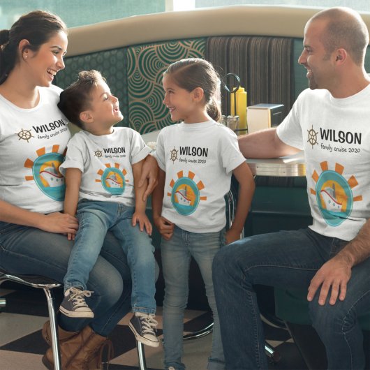 Vakantie voor cruiseschepen kinder shirts