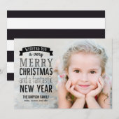 Vakantie voor feestdagen — Bekleding Feestdagenkaart (Voorkant / Achterkant)