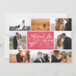 Vakantie voor huwelijksreis en feestdag voor het v feestdagenkaart