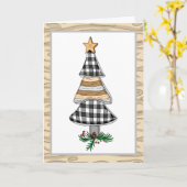 Vakantie voor kerstbomen in het land kaart (Gele Bloem)