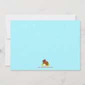 Vakantie voor ontbijtfeestdag kaart (Achterkant)