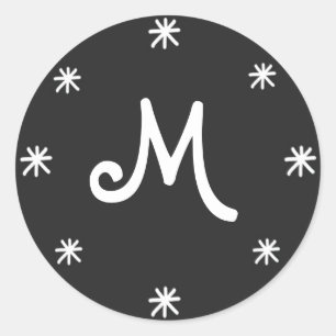 Vakantie Vreugde Stickers - Zwart