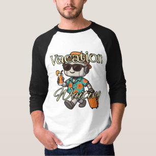 Vakantie Wachter Robot Leuke Zomer Reis Heren 3 T-shirt