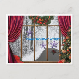 Vakantie wens feestdagenkaart