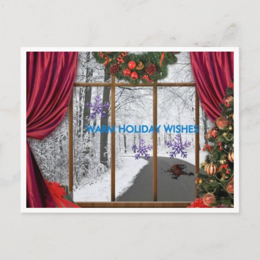 Vakantie wens feestdagenkaart (Voorkant)