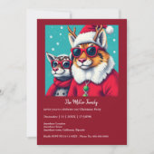 Vakantie wezens in de vermomming van Kerstmis (Voorkant)