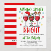 Vakantie Wijn Exchange Party Kaart (Voorkant / Achterkant)