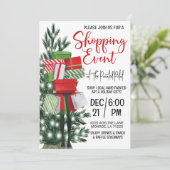 Vakantie Winkelen Event Kaart (Staand voorkant)