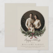 Vakantie winterfoto kaart (Voorkant / Achterkant)