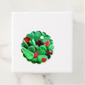 Vakantie zeeglas cadeau label (In situ)