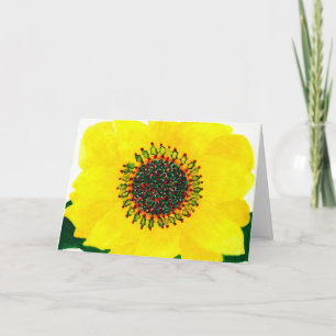 Vakantie Zonnebloem Kerst Kaart
