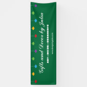 Vakantiebeurs Ornamenten Verkoper Spandoek (Verticaal)