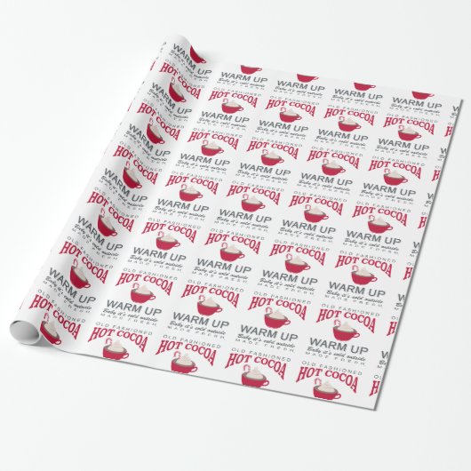 vakantieboerderij heetcacao cadeaupapier (Uitgerold)