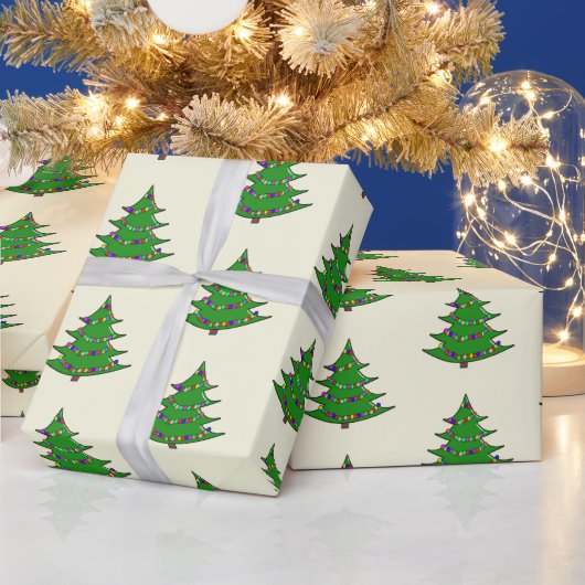 Vakantieboom Kerstmis Cadeaupapier (Feestdagen)